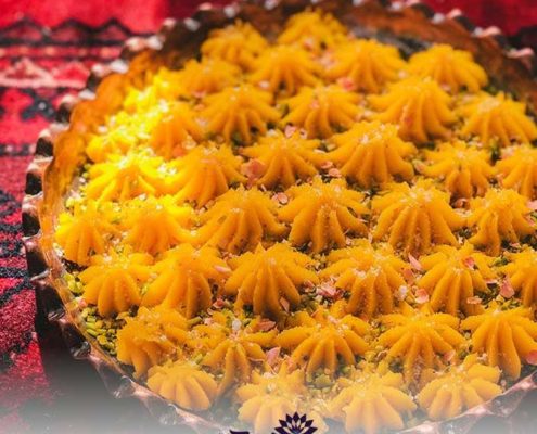 تزیین-حلوا-برای-مراسم-ختم-1 تزیین حلوا ترحیم