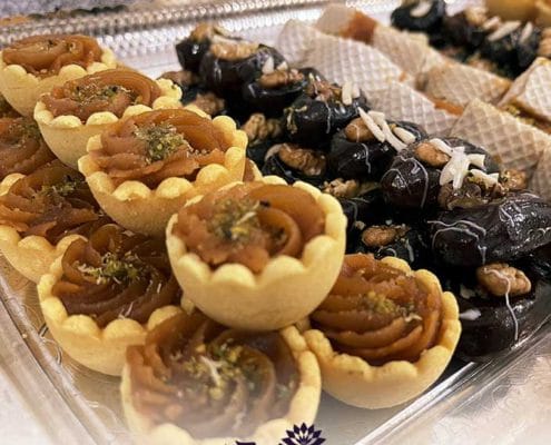 تزیین حلوا برای مراسم ختم