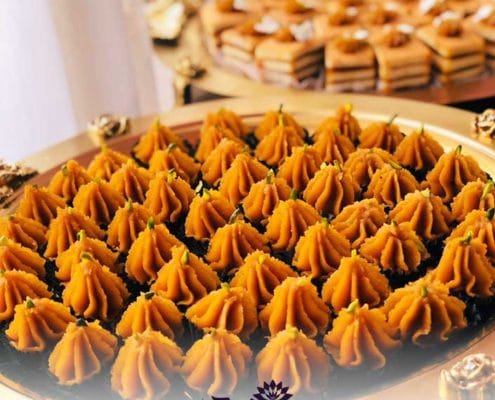 تزیین حلوا برای مراسم ختم