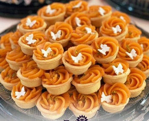 تزیین حلوا برای مراسم ختم