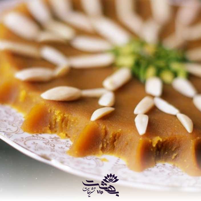 تزیین حلوا برای مراسم ختم