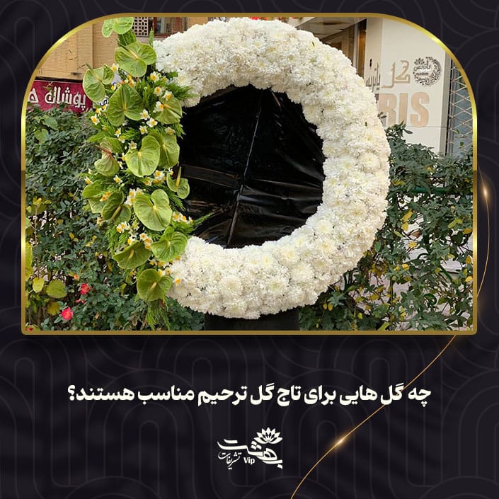 چه-گل-هایی-برای-تاج-گل-ترحیم-مناسب-هستند؟ چه گل هایی برای تاج گل ترحیم مناسب هستند