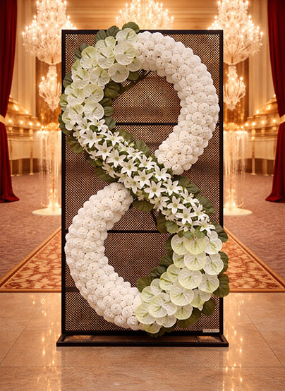 اجاره تاج گل مصنوعی لوکس